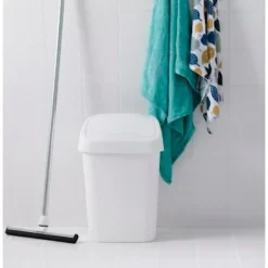 Vipplockskorg / Papperskorg Vit 10L White