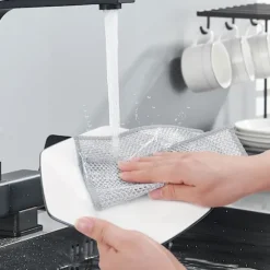 Viskestykker - Sæt med viskestykker og køkkenhåndklæder - Karklude - Dobbelt lag - Non-stick olie - Multifunktionelle - Køkkenrengøringsklude - Non-stick ... | Fyndiq