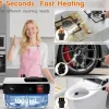 2500W Håndholdt Damprenser – Trykdamper med 3 Børstehoveder, 6 Niveauer, 1000ml Vandtank