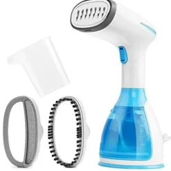 1500W Håndholdt Steamer til Tøj og Stoffer, 280ml, Bærbar Dampstrygejern, Rynkefjerner, 15 Sekunders Hurtig Opvarmning