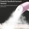 1500W Håndholdt Tøjdamper 3 Damptilstande, 350 ml Stor Aftagelig Vandtank Kompatibel med Hjem, Kontor og Rejser