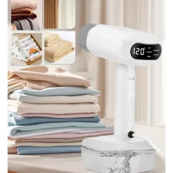 1800W Lodret Tøjdamper, 330ML Vandtank Kapacitet, Kontor, Kompakt Mini Rejse Tøjdamper