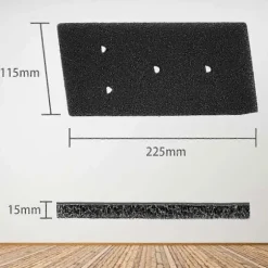 Whirlpool Tørretumbler Filter 4-pak Sort 481010716911
