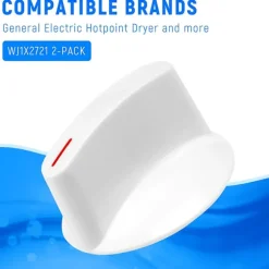 WH1X2721 Tørretumbler Knap, Erstatning for Tørretumbler Maskindele, Erstatter AP2044893 123C7931 EA271094 PS271