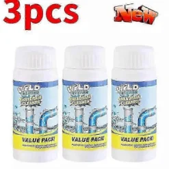 1-3X Afløbsrens, Wild Tornado Afløbsrens www 3 pcs