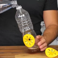 6x hvepsefælder til plastflasker Yellow