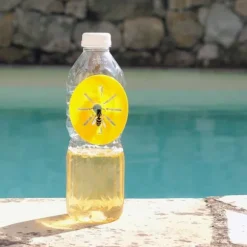 6x hvepsefælder til plastflasker Yellow