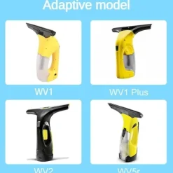 2x Oplader kompatibel med Kärcher WV50 WV55 WV60 WV70 WV75 & WV2 WV5 Vinduesvasker_max