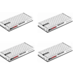 4x Udskiftningsdele Hepa-filtre til -ha 50 Hepa Airclean Filter til S4/s5/s6/s8 C2-c3 Støvsuger White