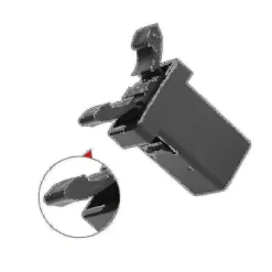 2x Udskiftningslås til Brabantia Touch Låg Spand, Klips Lås Reservedel Reparationslås Klips Udskiftningslås Affaldsspand [D]
