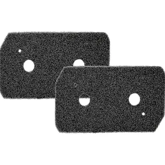 2x Udskiftningsskumfilter til Bosch/Siemens 12007650 Tørretumbler [DB] Black